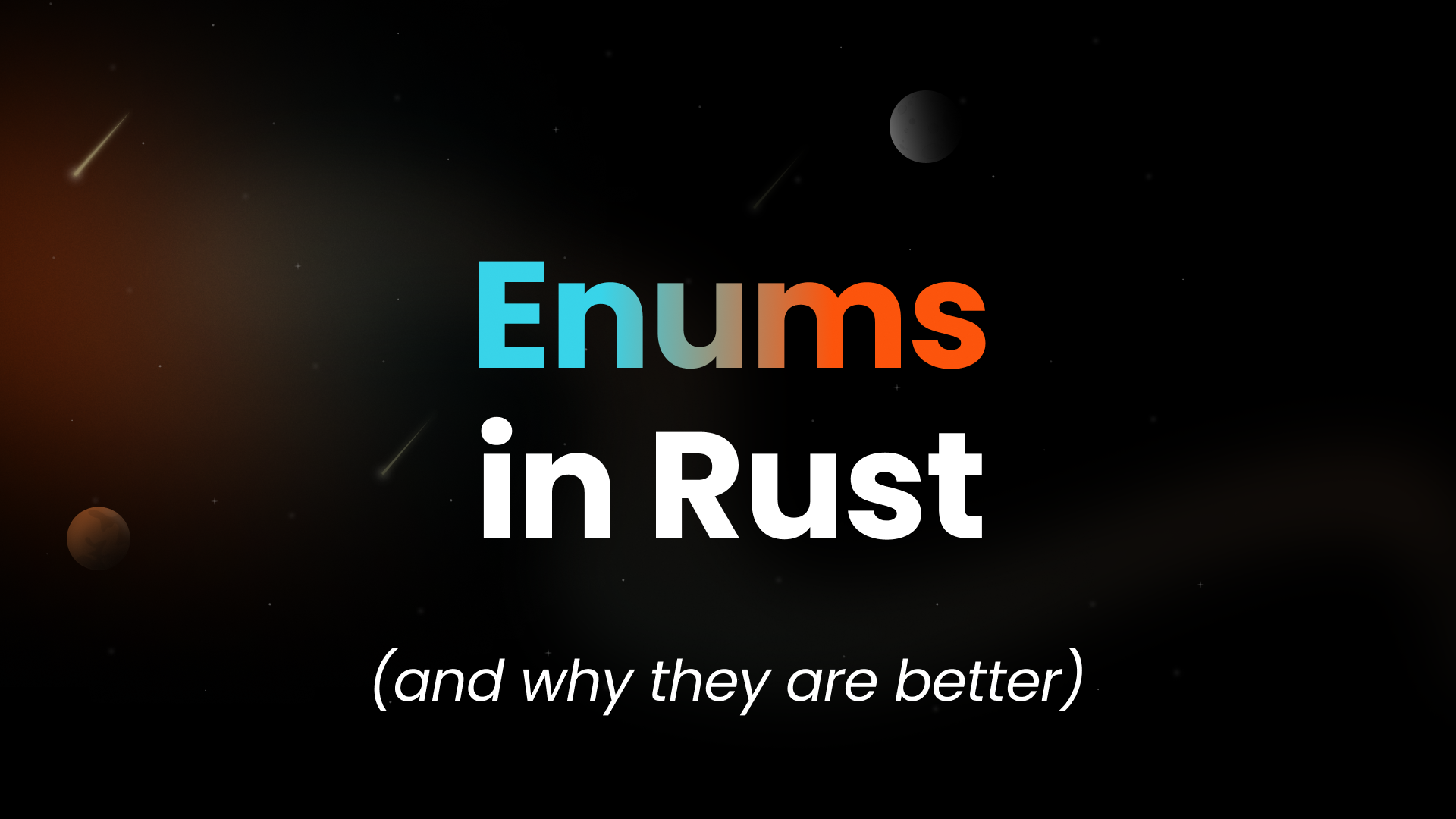 Why Enums in Rust feel so much better