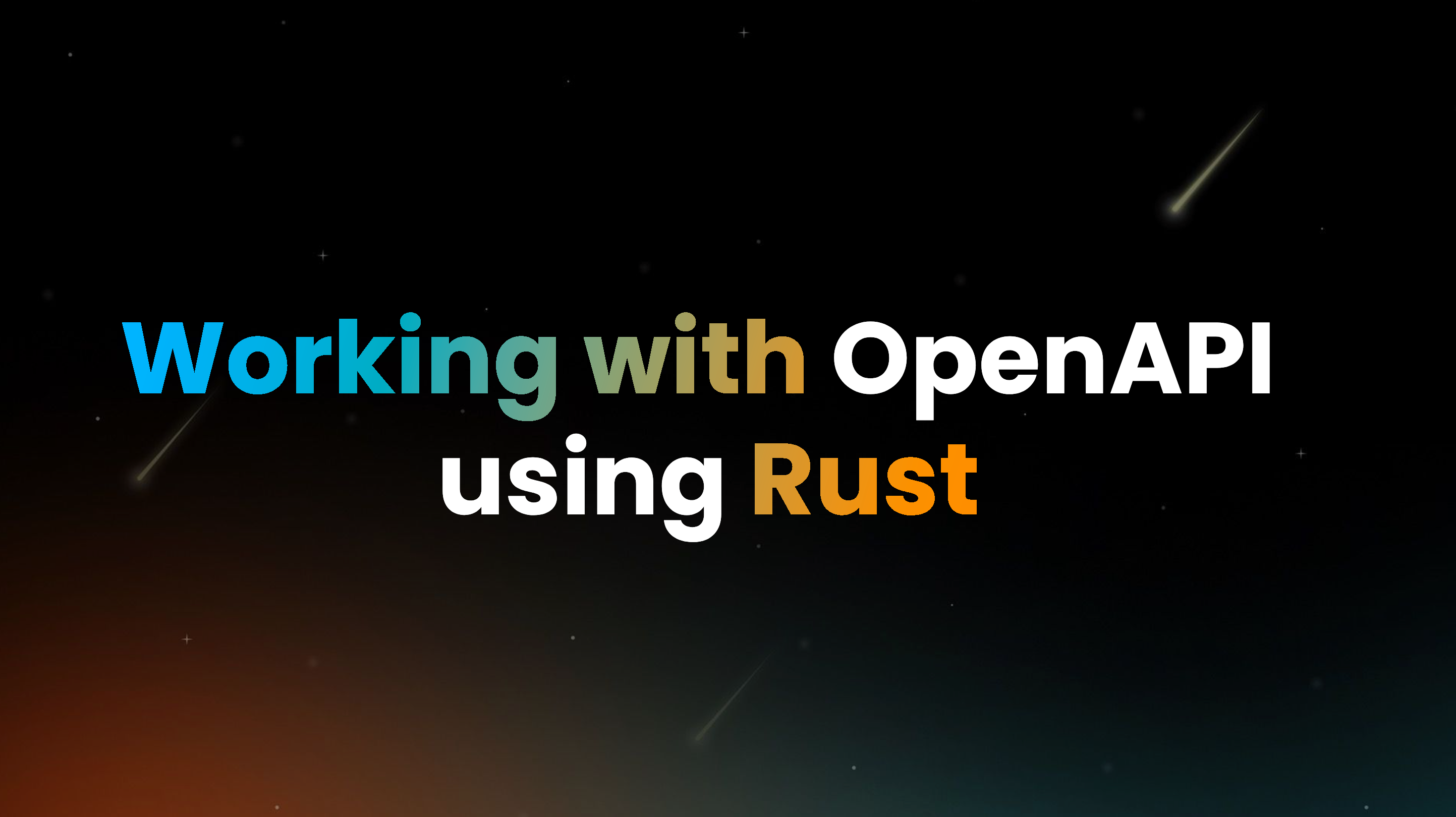 Working with OpenAPI using Rust