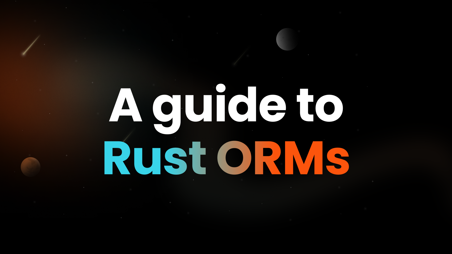 A Guide to Rust ORMs in 2024