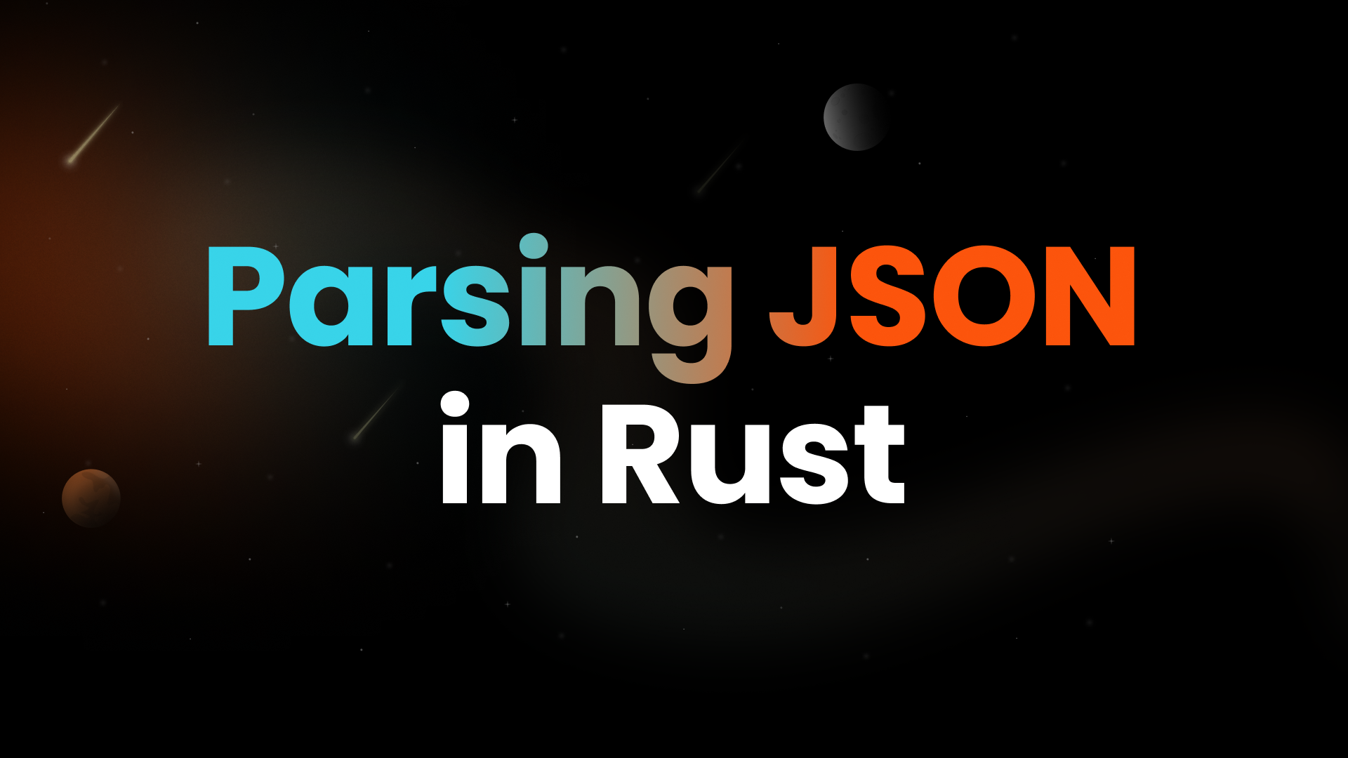 Parsing JSON in Rust
