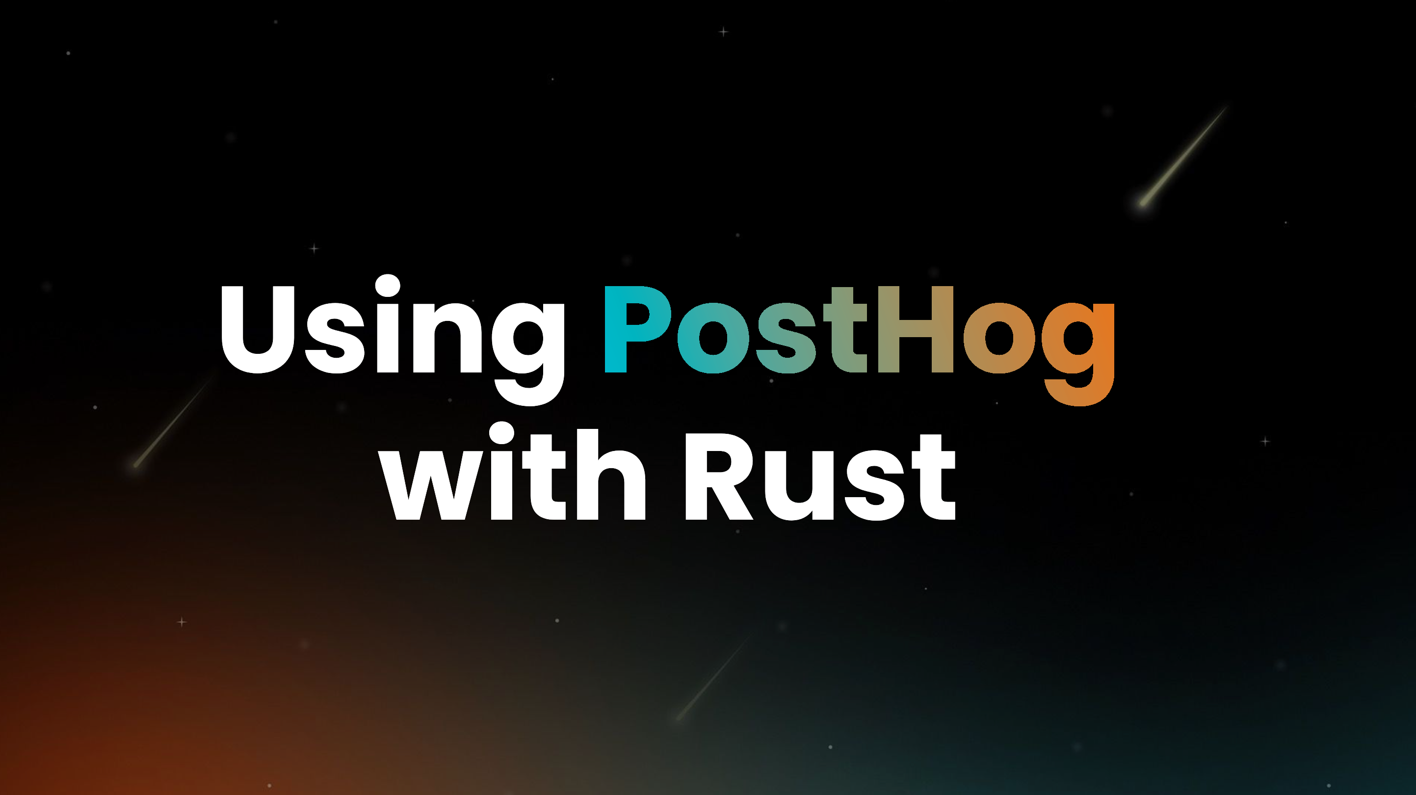 Using PostHog with Rust