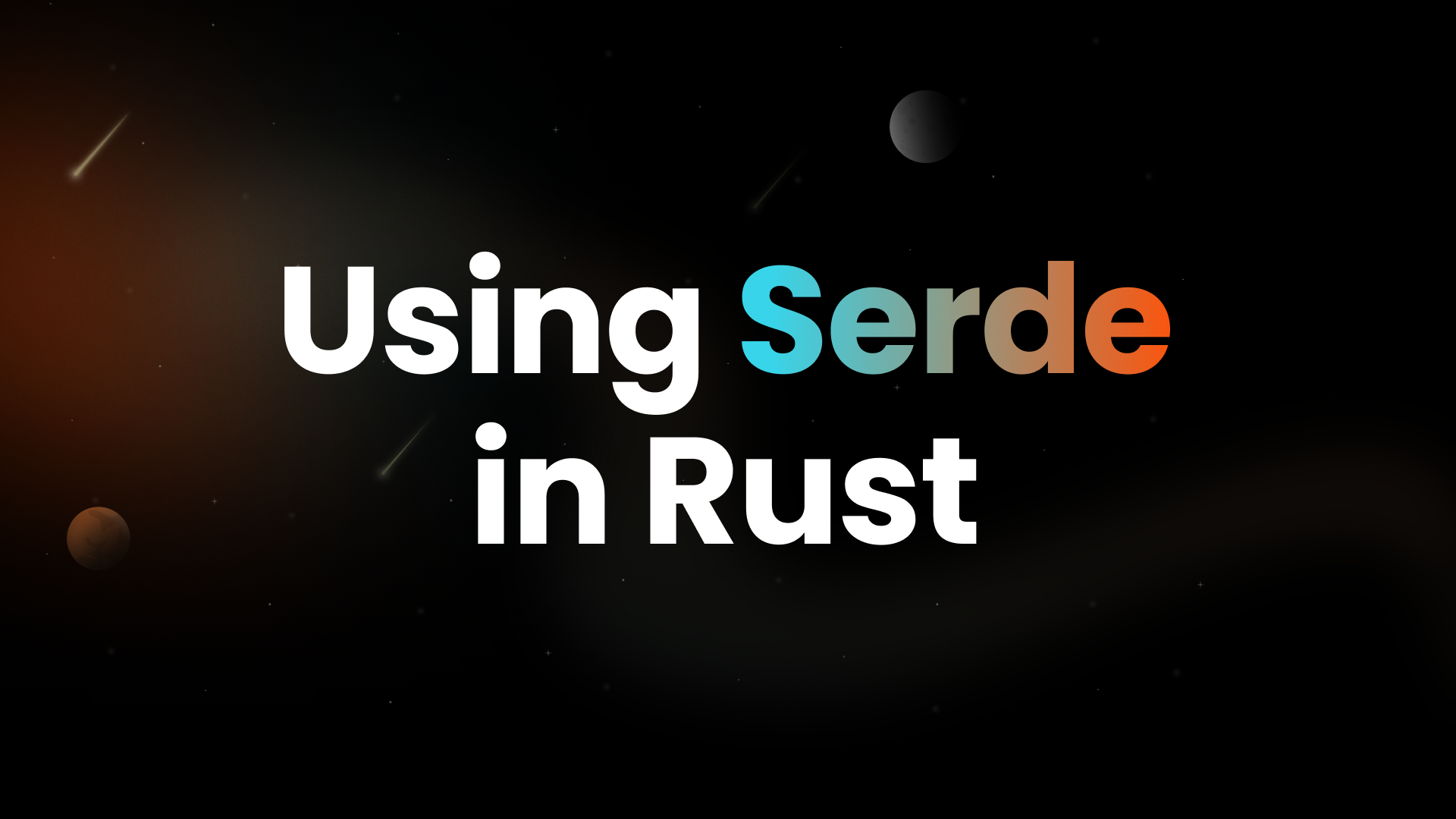 Using Serde in Rust